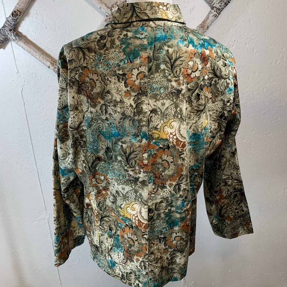 Chicos Patterned Button Front Jacket - image 5